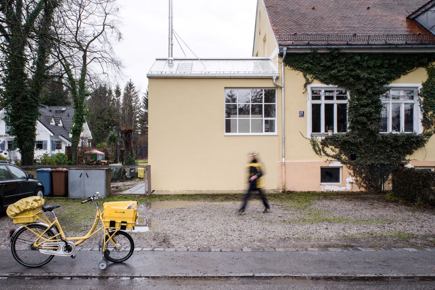 hoyerweg, münchen, außen, gelb