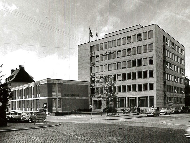 Denkmal, vorher, aschaffenburg, gebäude, fenster, straße, denkmal
