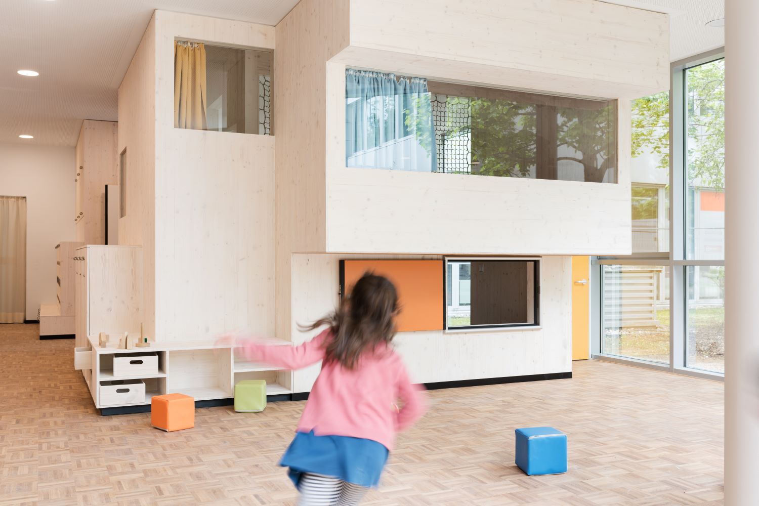 Kindergarten, play, children, interior, modularity
