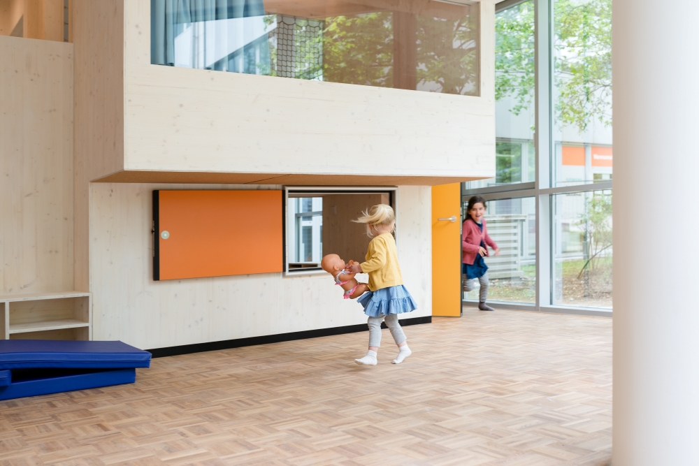 Kindergarten, play, children, interior, modularity