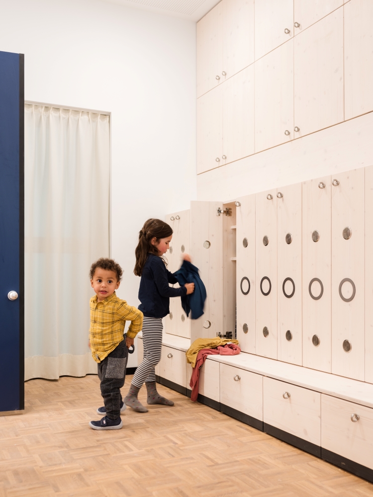 Kindergarten, play, children, interior, modularity, multifunction