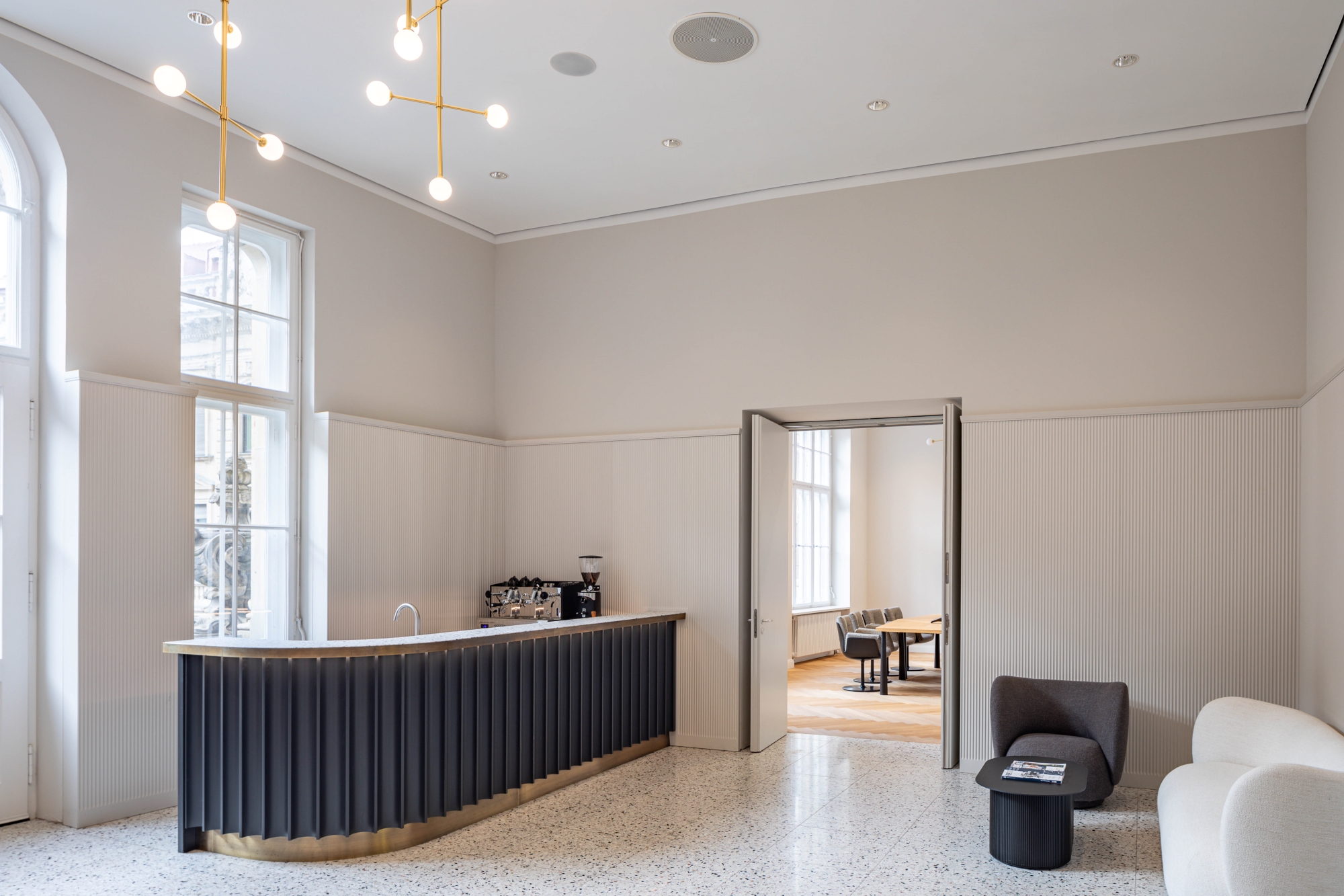 Empfang, Bar, Tresen, Foyer, Barista